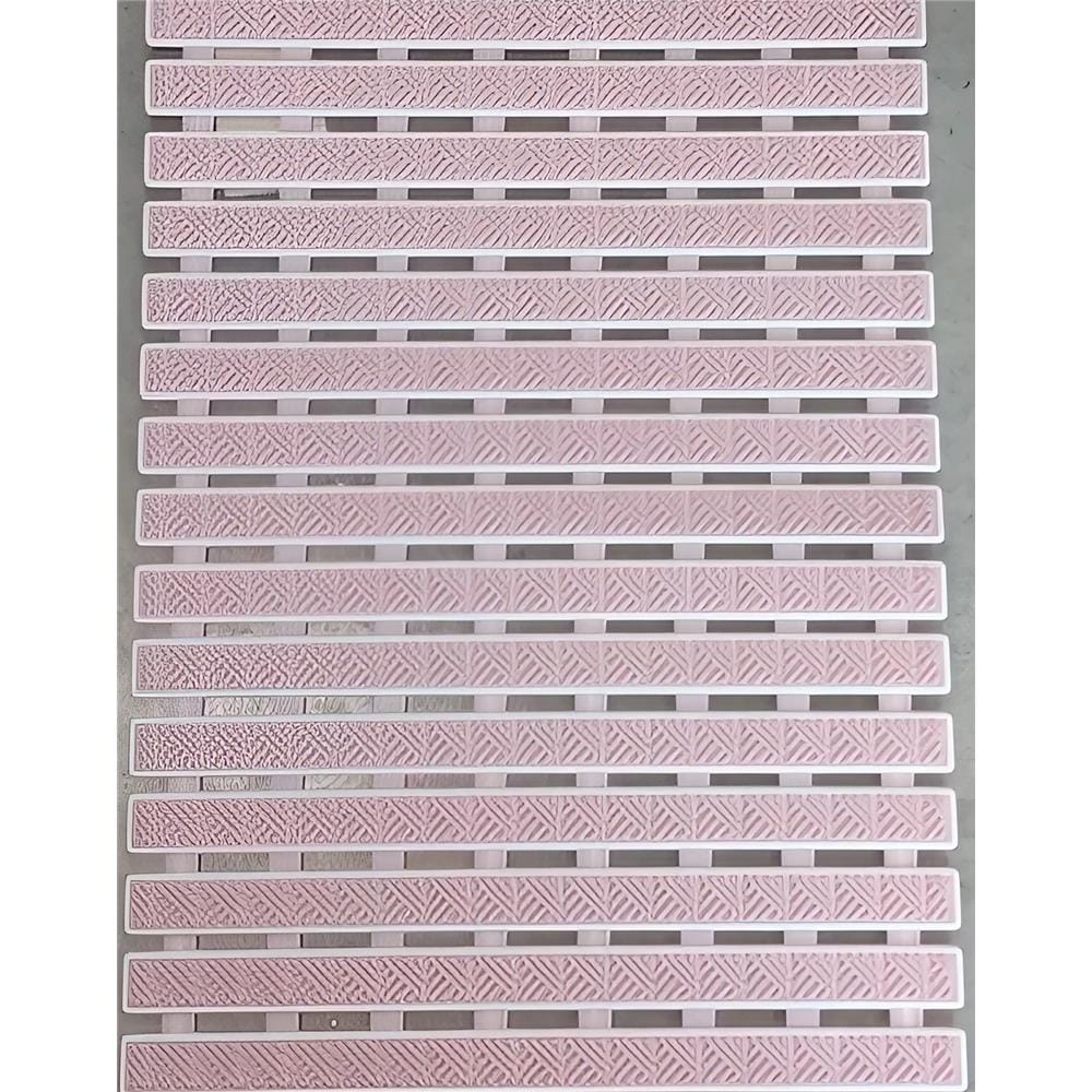 MOYA BATHMAT NON-SLIP HD0255-LIGHT PINK 68.5X38X0.35CM