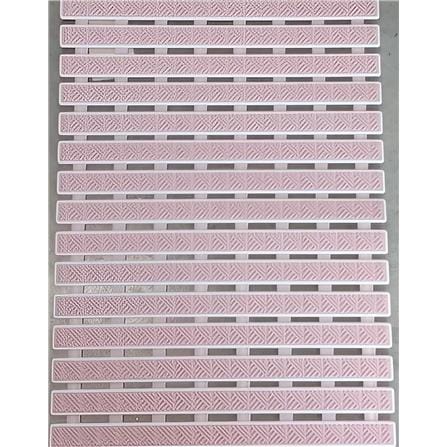 MOYA BATHMAT NON-SLIP HD0255-LIGHT PINK 68.5X38X0.35CM