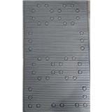 MOYA BATHMAT NON-SLIP HD0216-GREY PVC 42X90X0.4CM