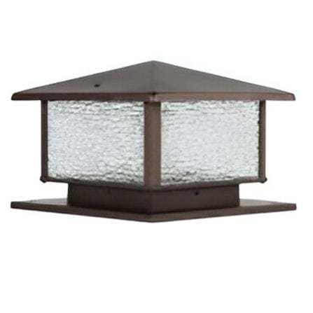 BRIGHT OBJECTIVES GATE LAMP 8873 400MM E27 DARK BROWN