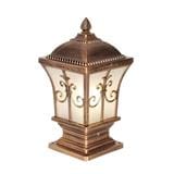 PRE-ORDER BRIGHT OBJECTIVES GATE LAMP 10886/S 180MM E27 ANTIQUE BRASS GOLD
