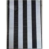 MOYA BATHMAT MA00679 WHITE-BLACK PVC 40X70X0.4CM