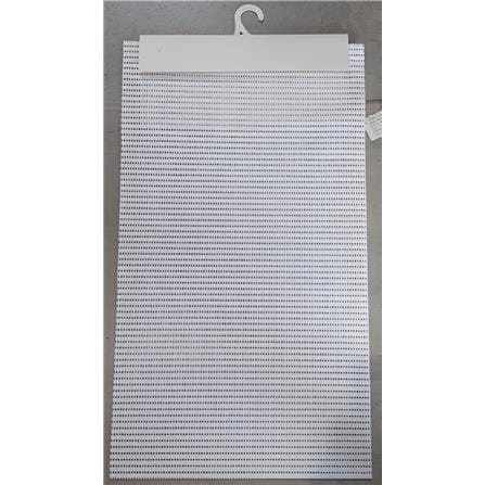 MOYA BATHMAT MA00679 WHITE-BLACK PVC 40X70X0.4CM