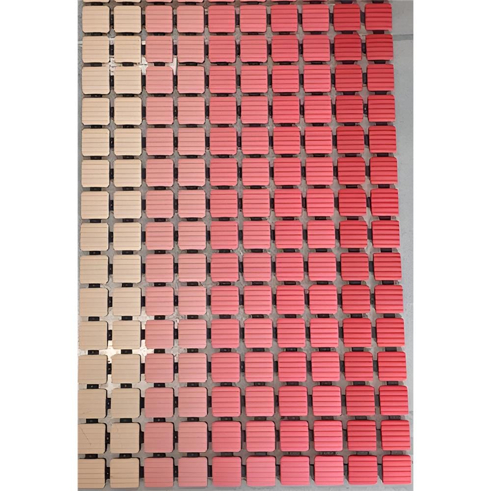 MOYA NON-SLIP BATHMAT YHC0032-RED 67X35.5X0.4CM
