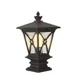 PRE-ORDER BRIGHT OBJECTIVES GATE LAMP 10901/S 380MM E27 ANTIQUE BRASS