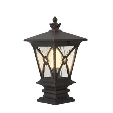 PRE-ORDER BRIGHT OBJECTIVES GATE LAMP 10901/S 380MM E27 ANTIQUE BRASS