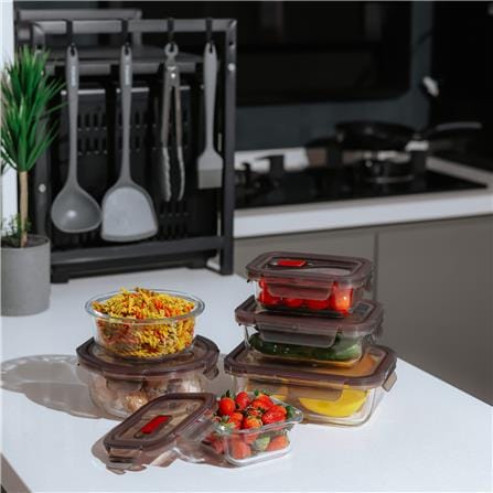 FUKURO YOKI CONTAINER SET (370ML + 640ML + 1,040ML) RECTANGLE