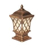 PRE-ORDER BRIGHT OBJECTIVES GATE LAMP 10885/S 240MM E27 ANTIQUE BRASS GOLD