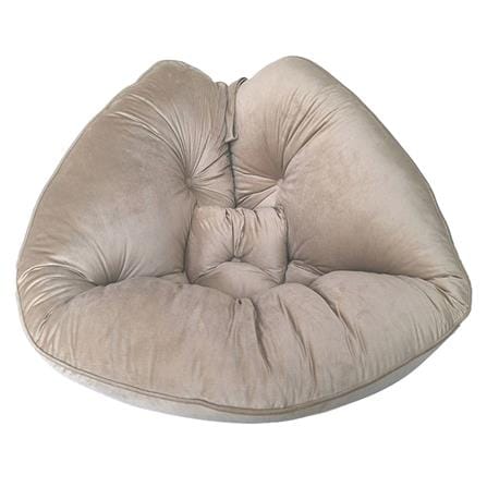HOME LIVING STYLE CHAIRPAD PEAR 34X43 BROWN