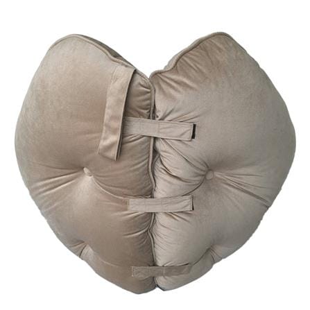 HOME LIVING STYLE CHAIRPAD PEAR 34X43 BROWN