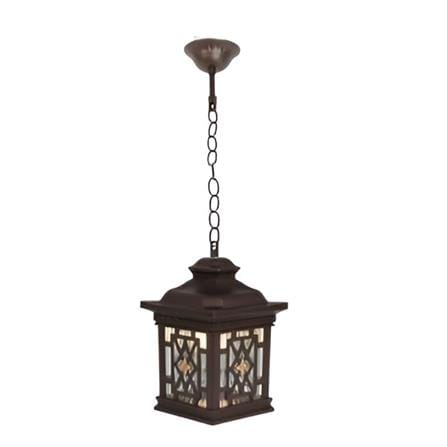 PRE-ORDER BRIGHT OBJECTIVES PENDANT OUTDOOR LAMP10897/P 600MM E27 GOLD BROWN