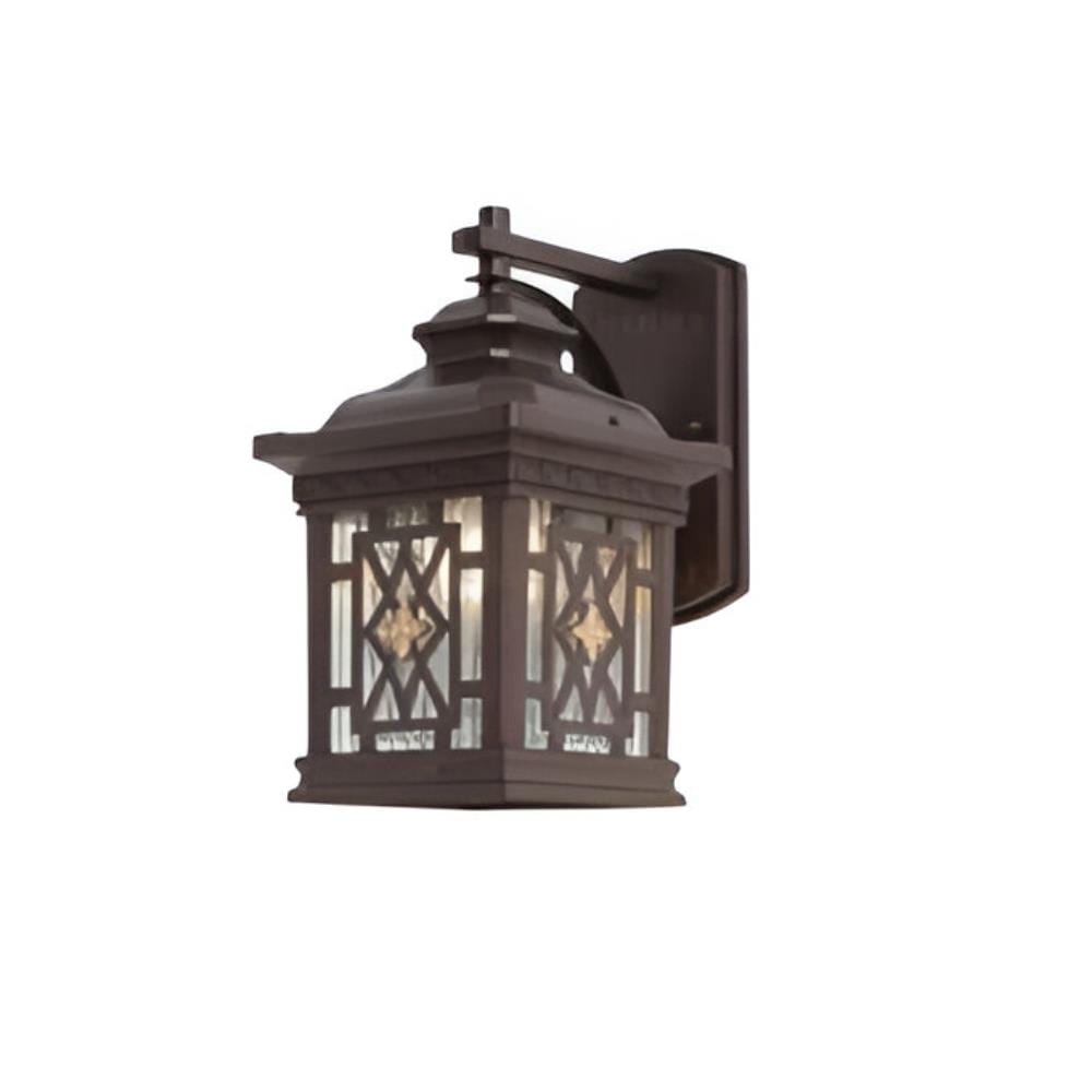 PRE-ORDER BRIGHT OBJECTIVES WALL OUTDOOR 10897/W 290MM E27 GOLD BROWN