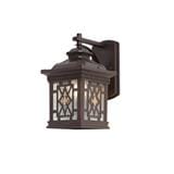 PRE-ORDER BRIGHT OBJECTIVES WALL OUTDOOR 10897/W 290MM E27 GOLD BROWN