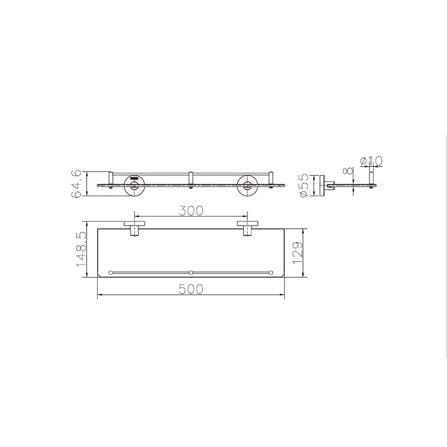 TOWEL RACK KARAT FAUCET KB-15-934-63 STAINLESS STEEL [EXCLUSIVE FROM HOMEPRO THAILAND]