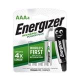 ENERGIZER RECHARGE POWER PLUS BATTERIES 4'S AAA 700MAH