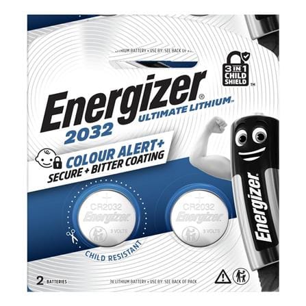 ENERGIZER LITHIUM COIN BATTERIES ECR2032BP2U/ECR2032BS2R