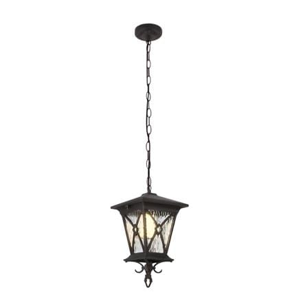 PRE-ORDER BRIGHT OBJECTIVES PENDANT OUTDOOR LAMP 10901/P 340MM E27 ANTIQUE BRASS