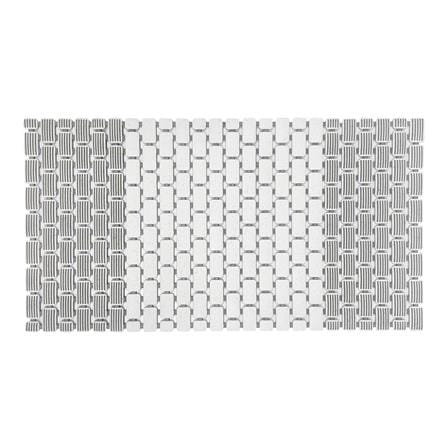 MOYA BATHMAT NON-SLIP YHC0033-GREY WHITE 72.5X39X0.35CM