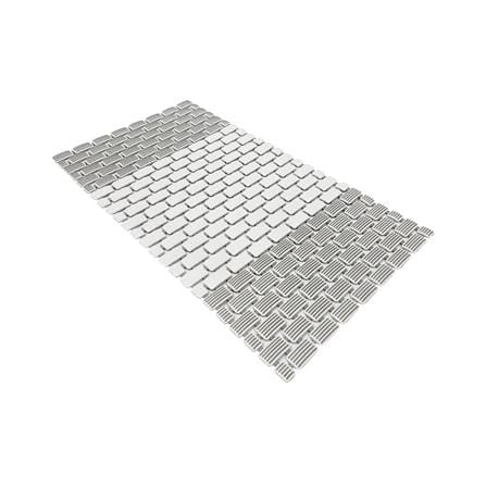 MOYA BATHMAT NON-SLIP YHC0033-GREY WHITE 72.5X39X0.35CM