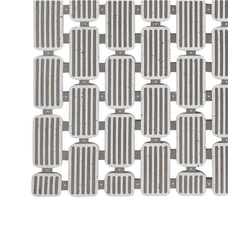 MOYA BATHMAT NON-SLIP YHC0033-GREY WHITE 72.5X39X0.35CM