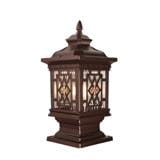 PRE-ORDER BRIGHT OBJECTIVES GATE LAMP 10897/S 180MM E27 GOLD BROWN