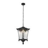 PRE-ORDER BRIGHT OBJECTIVES PENDANT OUTDOOR LAMP 10903/P 480MM E27 BLACK