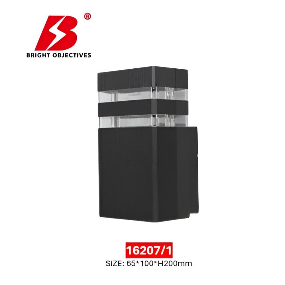 PRE-ORDER BRIGHT OBJECTIVES WALL OUTDOOR 16207/1 E27 340MM BLACK