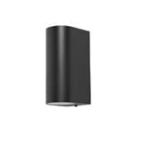 BRIGHT OBJECTIVES WALL OUTDOOR 16200/2 GU10 15CM BLACK
