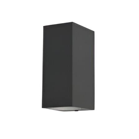 BRIGHT OBJECTIVES WALL OUTDOOR 16201/2 GU10 15CM BLACK