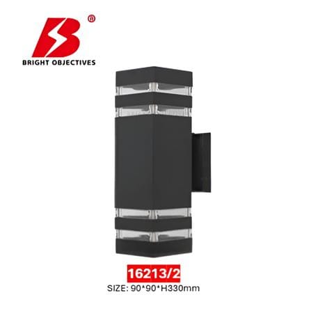 PRE-ORDER BRIGHT OBJECTIVES WALL OUTDOOR 16213/2 E27 330MM BLACK