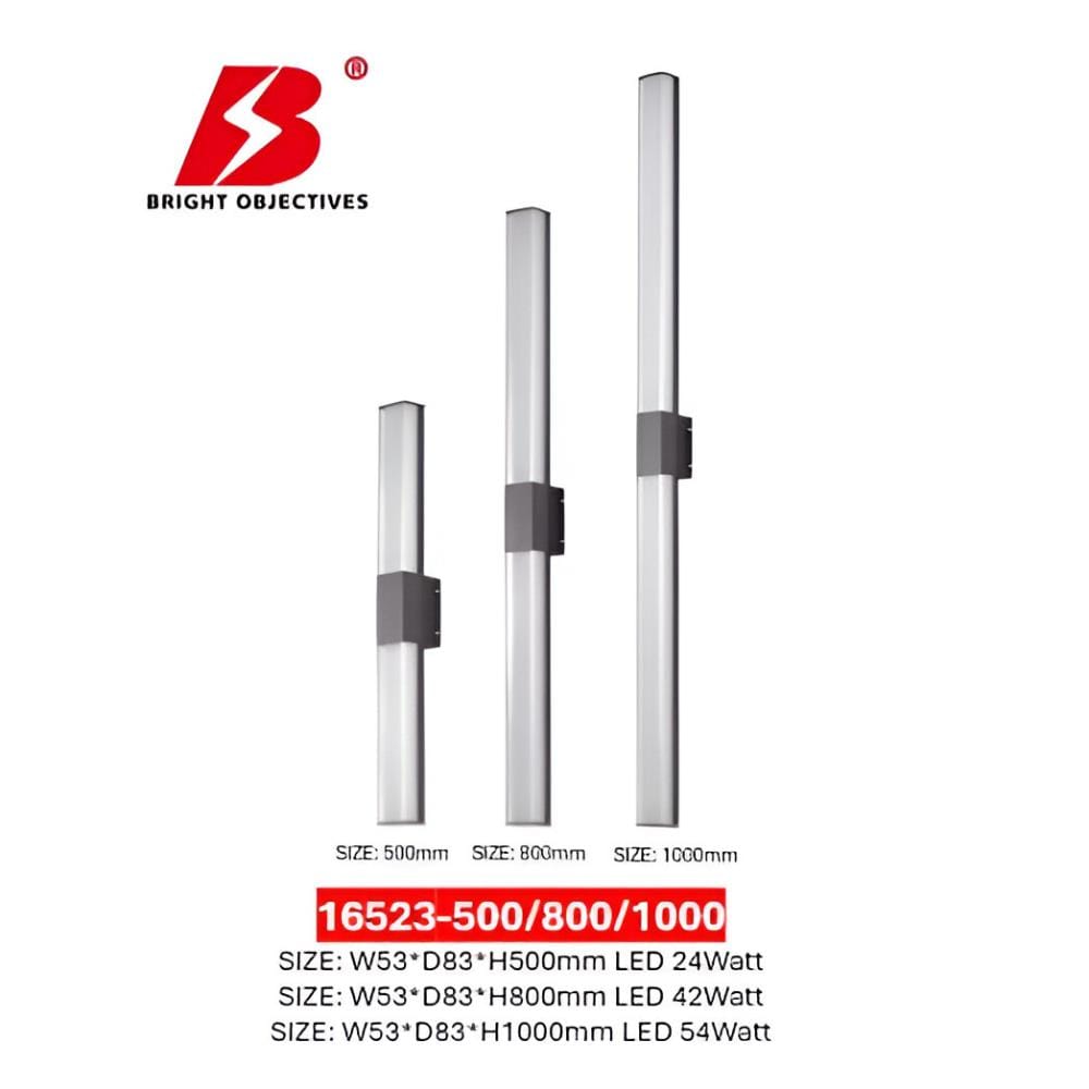 PRE-ORDER BRIGHT OBJECTIVES WALL OUTDOOR LED 16523 42W 800MM BLACK