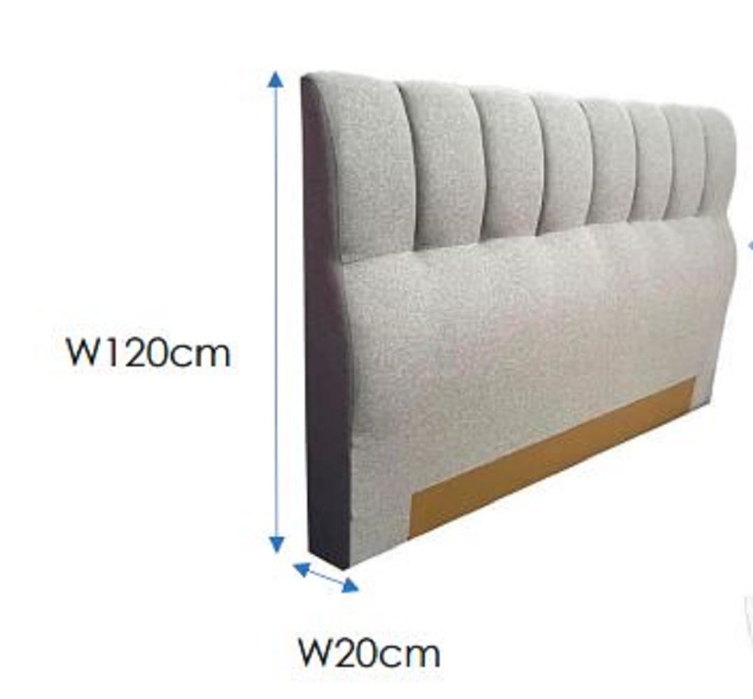KINGKOIL BEDFRAME TOPAZ QUBE W/DRAWER 6' DOVE-KING