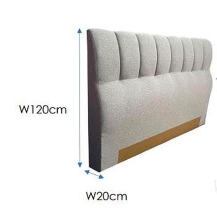 KINGKOIL BEDFRAME TOPAZ QUBE W/DRAWER 6' DOVE-KING