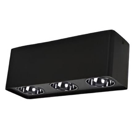 PRE-ORDER BRIGHT OBJECTIVES SURFACE EYEBALL B303-3 GU10 BLACK GLOSS BLACK