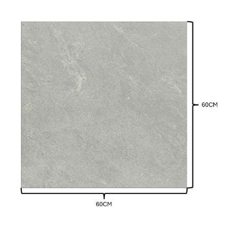 GUOCERA FLOORTILE 60X60CM DIAMOND YS8024A SILVER 1.44M2