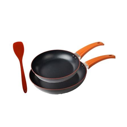 FUKURO REDI 3-PIECE NON-STICK COOKWARE SET (FP20CM + FP26CM + SILICONE SPOON)