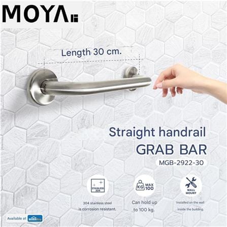 MOYA GRAB BAR MGB-2922-30 STAINLESS STEEL