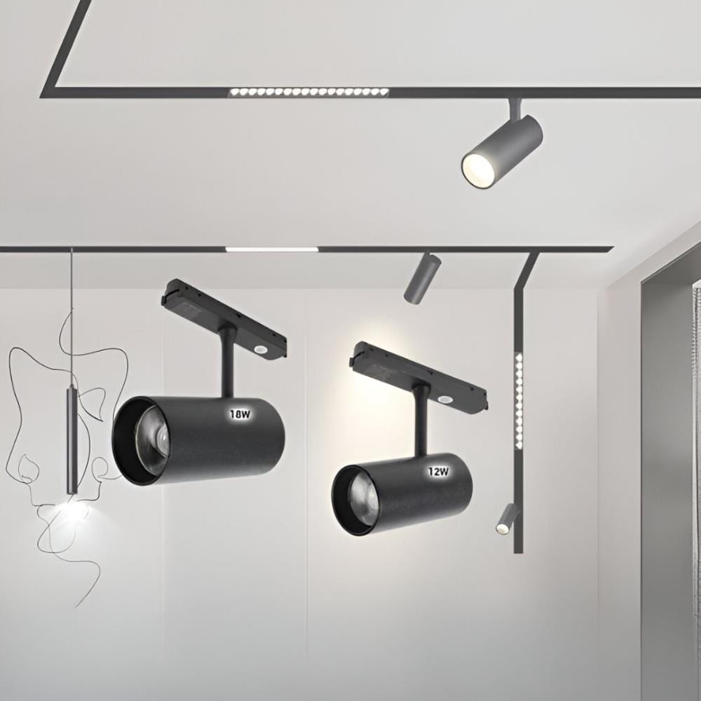 CIELO MAGNETIC SPOT TRACK LIGHT RML-C05/18W/DAYLIGHT BLACK