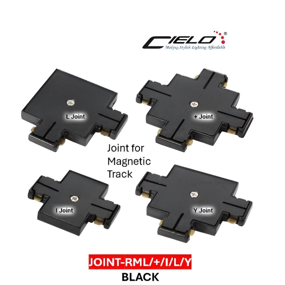 CIELO MAGNETIC TRACK JOINT-RML/L SHAPE L BLACK