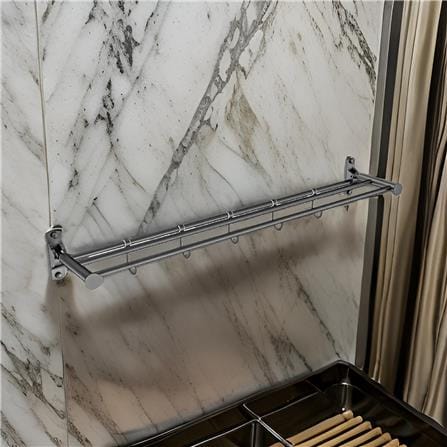 SORENTO TOWEL BAR DOUBLE SRT756-32-GM GUN METAL