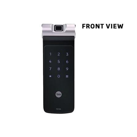YALE DIGITAL FINGERPRINT TUBULAR DEADBOLT LOCK YDF40A BLACK