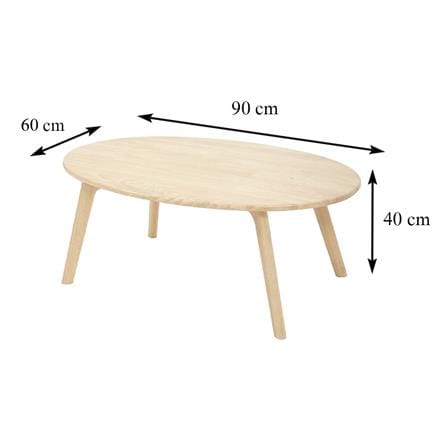 COFFEE TABLE FURDINI CONIC NATURAL WOOD [EXCLUSIVE FROM HOMEPRO THAILAND]