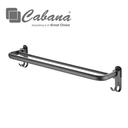 CABANA TOWEL BAR CB449-GM GUN METAL
