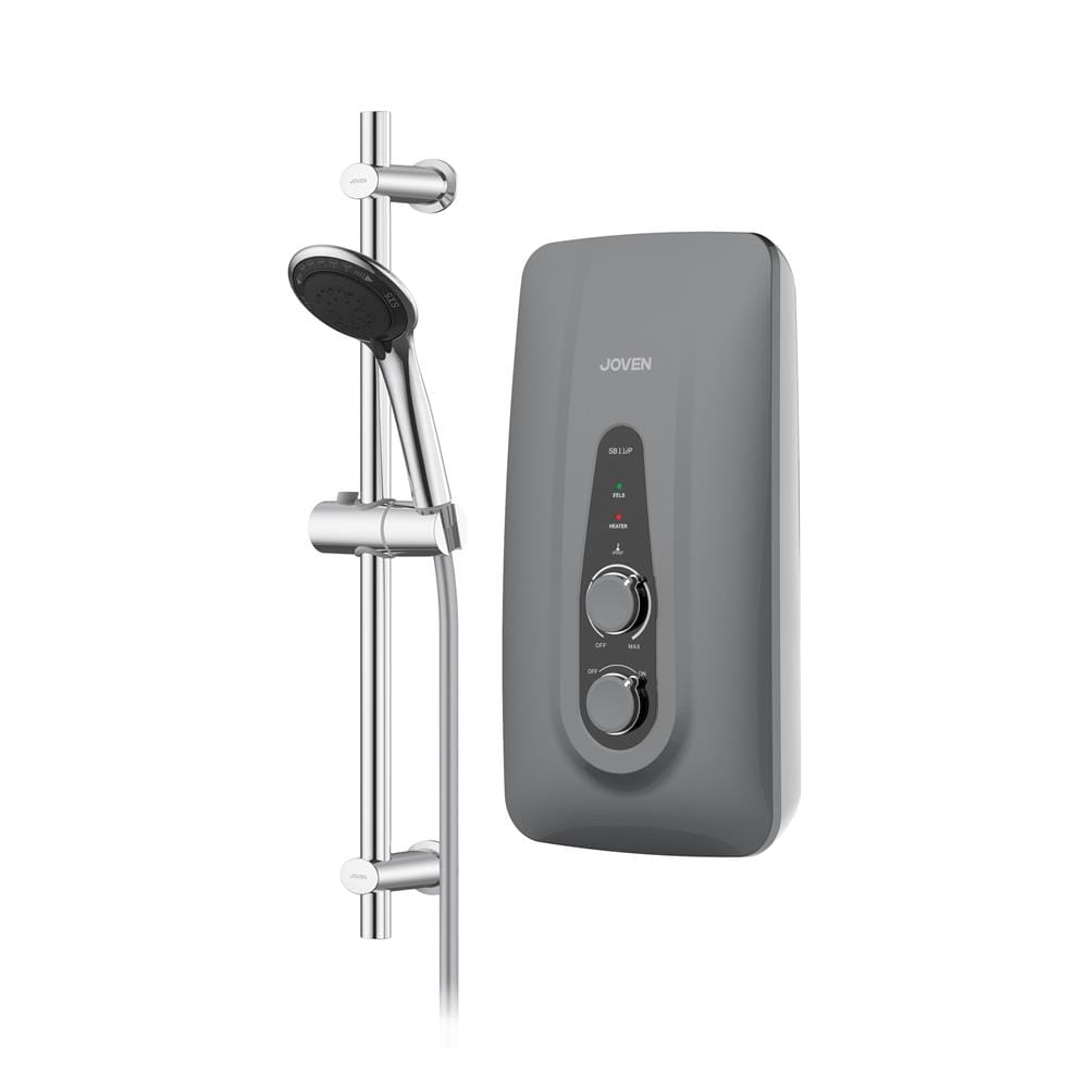 JOVEN SHOWER HEATER DC PUMP WITH HAND SHOWER SB11iP DARK GREY-2