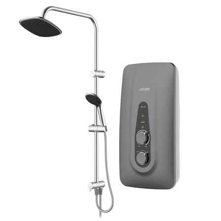 JOVEN SHOWER HEATER DC PUMP WITH RAIN SHOWER SB11iP DARK GREY