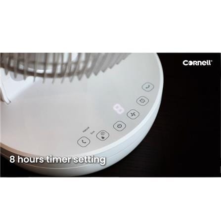 CORNELL AIR CIRCULATOR TABLE FAN CCF-9004ACR 9" 45W 3SPEED