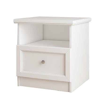 NIGHTSTAND WITH 1 DRAWER FURDINI HELENA WHITE [EXCLUSIVE FROM HOMEPRO THAILAND]