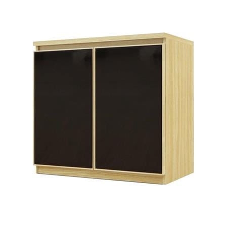 CABINET WITH DOORS BURO REVOLUTION LC80 DO NATURAL ASH/BLACK [EXCLUSIVE FROM HOMEPRO THAILAND]