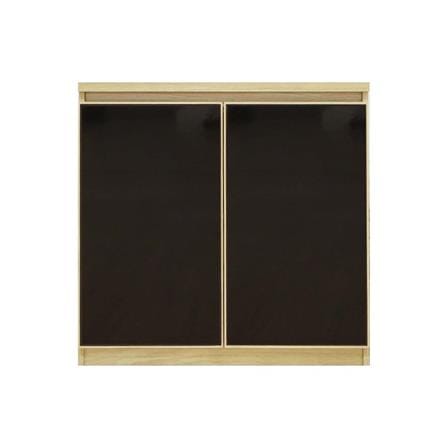 CABINET WITH DOORS BURO REVOLUTION LC80 DO NATURAL ASH/BLACK [EXCLUSIVE FROM HOMEPRO THAILAND]