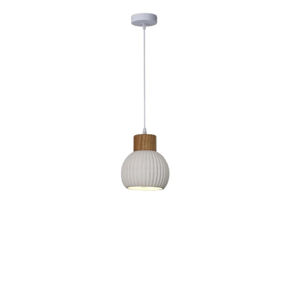 BRIGHT OBJECTIVES PENDANT LAMP 16959 WHITE BROWN 14CM